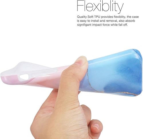 Miniatura 6 de JAHOLAN Funda Para iPhone 11 Carcasa De Oro Brillo De Mármol Brillante Diseño De Parachoques Transparente TPU Funda De Silicona De Goma Suave Para