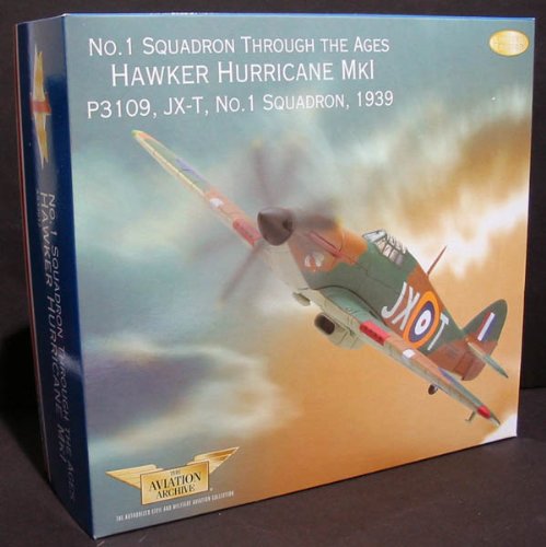 Corgi 1:72 HAWKER HURRICANE MK.I P3109 JX-T No.1 SQUADRON 1939