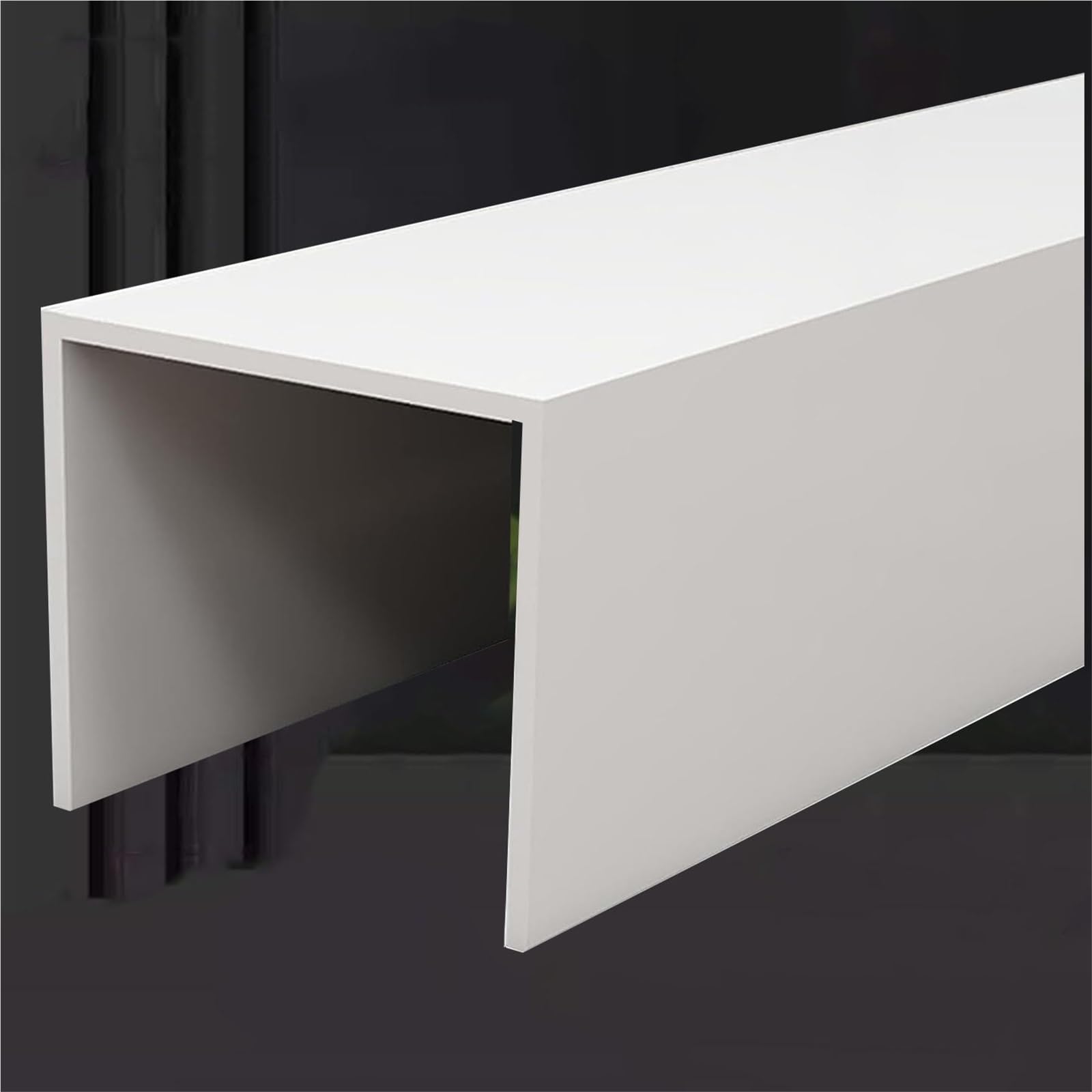 30 50 100 120 130 Mm Indoor Decorative Pipe Covering, U-Shaped Duct Hidden Box for Heating Pipes/Hidden Ducts, Weatherproof Wall Duct Closure Concealer(50 x 30 cm/19.7 x 11.8 in)