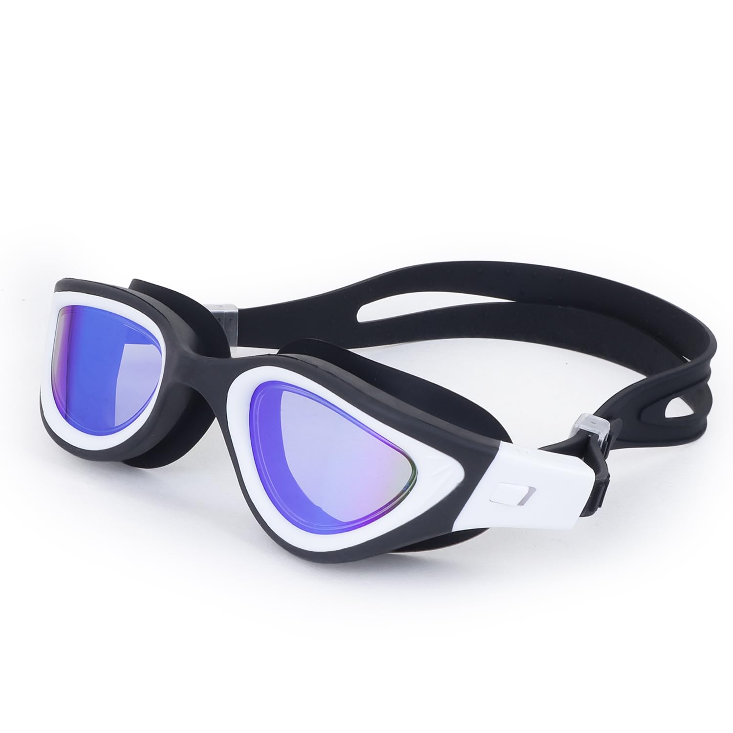 ArrowMax Mirrored Swimming Goggles UV Protection Anti-Fog for Men Women Kids with solid Protection Case - Swim Glasses Assured No Leaking with Adjustable Strap (BLACK/WHITE) (B0CW71X6HP) Amazon Price History, Amazon Price Tracker