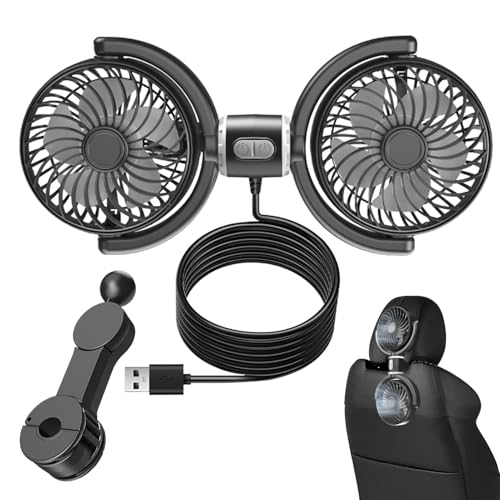 Ventilateurs de siège d'auto USB pour éliminer la chaleur à l'arrière