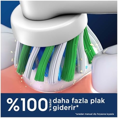 Oral-B Cross Action X-Filament Şarjlı Diş Fırçası Yedek Başlığı 4 Adet - Görsel 3