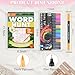 Vashly Memory Activities for Seniors Large Print with 24 Color Markers - 350+ Brain Exercises That Spark Joy | 6-Book Set with Sudoku & Crosswords & Mandala Coloring Book