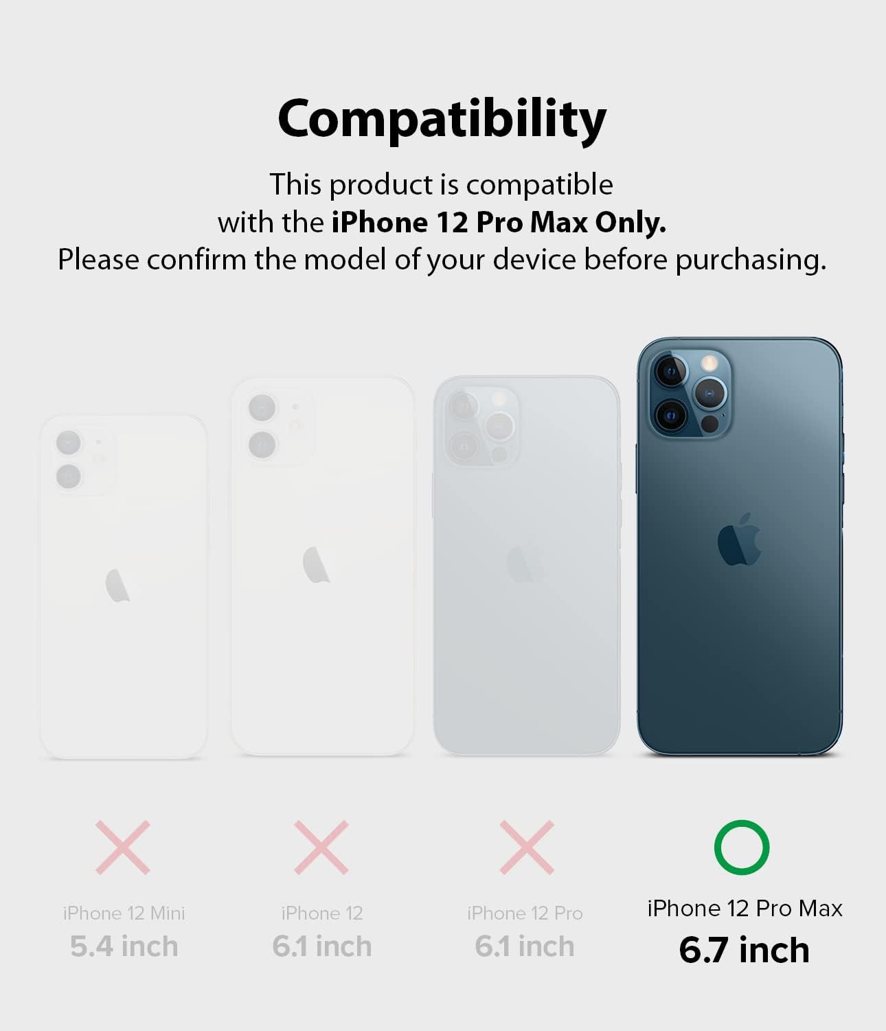 Ringke Back Screen Protector Film (2-Pack) Compatible with iPhone 12 Pro Max Screen Protector - Matte