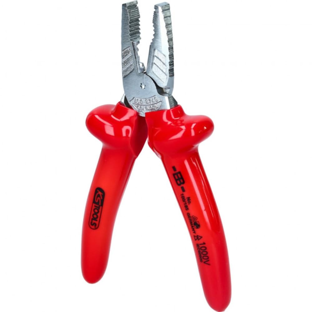 KS Tools Classic 1000V 185mm Combination Plier, Transparent, 185 mm
