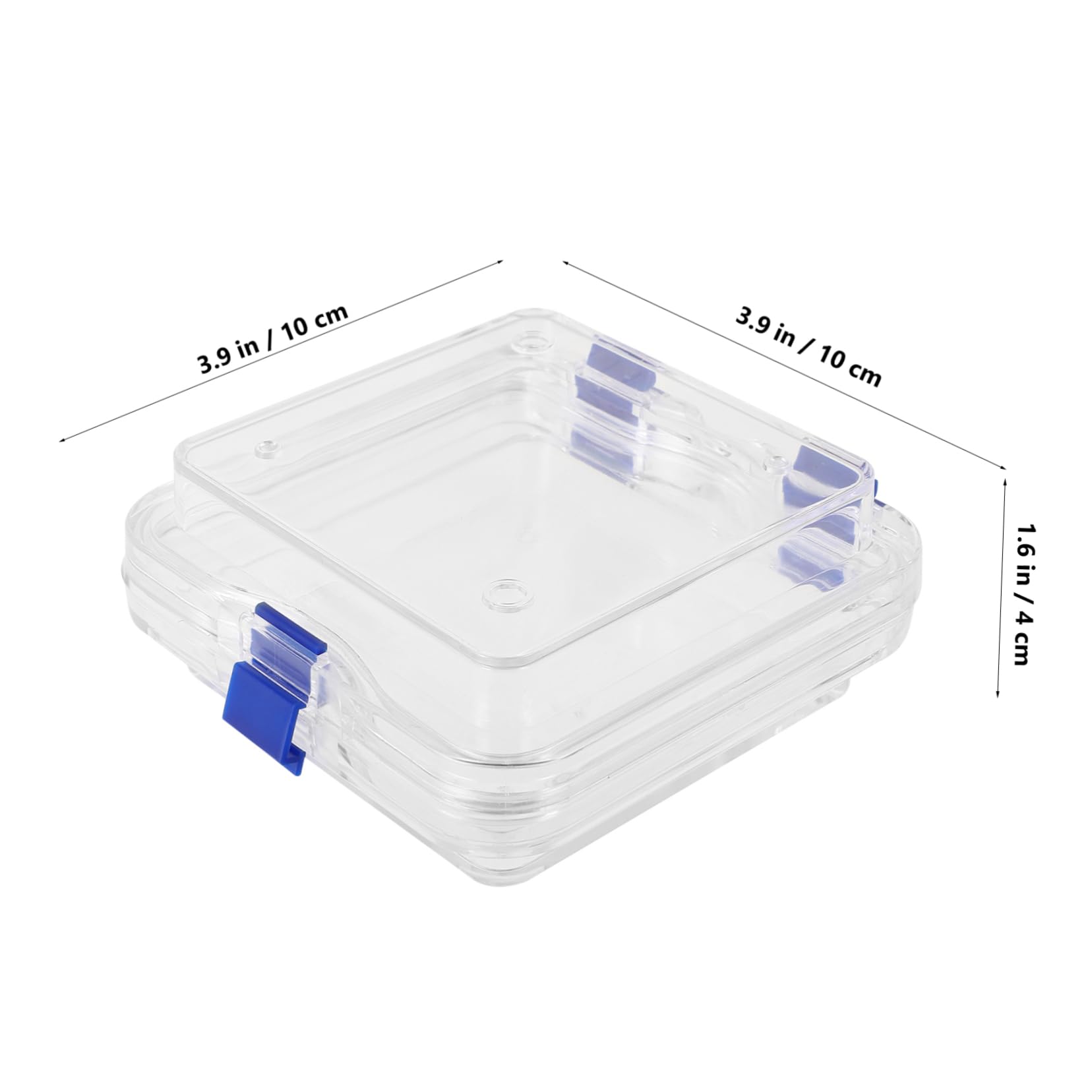 Ipetboom Case Lid Soaking Container for Appliances False Holder Travel-friendly and Easy to Clean