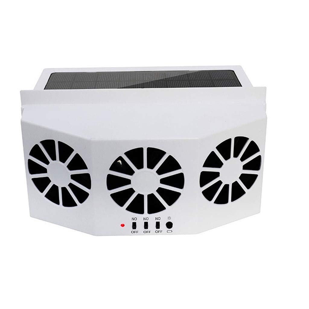 Buy Basde Car Exhaust Fan, Solar Powered Car Window Windshield Auto Air
