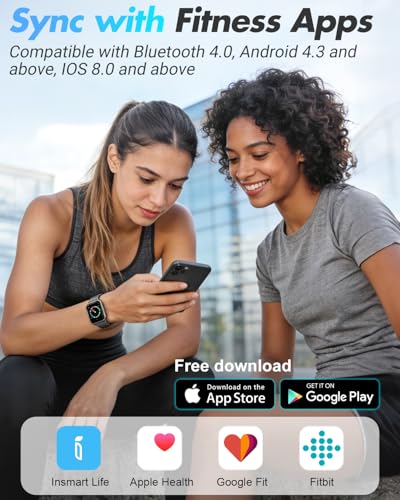 50% Off INSMART Smart Body Weight Scale with Bluetooth & App Sync