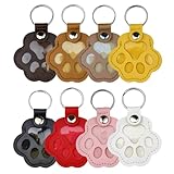 CZMTBO 8 Stück Schlüsselanhänger für Tierhaare, Tierhaar Erinnerung Schlüsselanhänger Fell Memory Anhänger mit Druckknopf Haustier-Memory-Sammler Haustier-Fell-Andenken für Katzenliebhaber