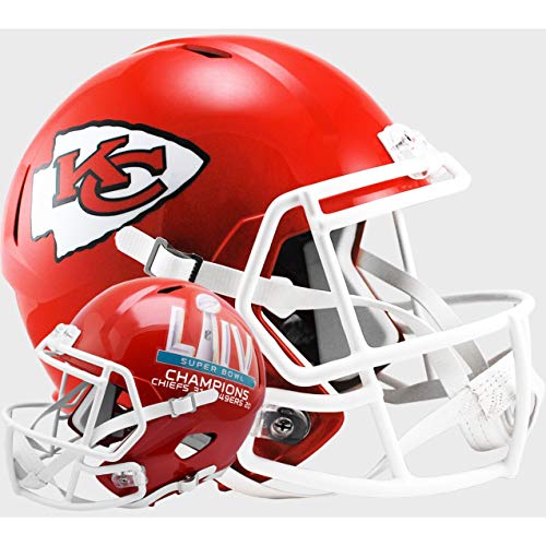 Riddell Kansas City Chiefs Super Bowl 54 LIV Champions Speed Replica Full Size