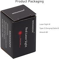 Vista 7 de Vista láser recargable de haz rojoverde, compacta táctica de bajo perfil, compatible con montaje PicatinnyWeaver de 0.787 in para pistola BB pistola