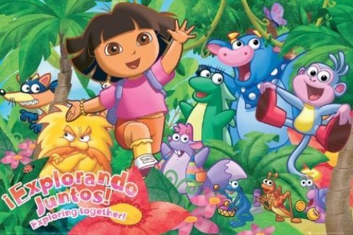 Amazon.com: Dora The Explorer - TV Show Poster (Exploring Together