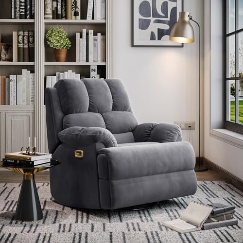 Image of Wakefit Recliner | 3 Year Warranty | Recliner Sofa 1 Seater, XpertGRID Technology, Designed for Supreme Comfort & Relaxation, Easy DIY Assembly, 145 kg Weight Capacity, Electic Virelia (Space Grey)