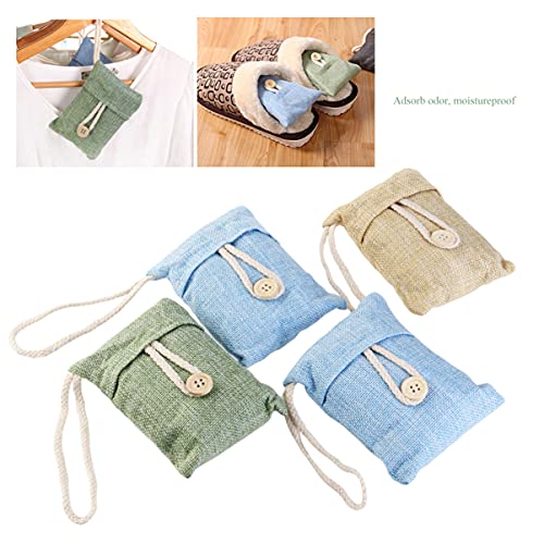 TOYANDONA 4Pcs Natuurlijk Activated Houtskool Luchtzuiverende Tassen Veilig Carbon Pocket Natuurlijke Thuis Deodorizer… - Image 3