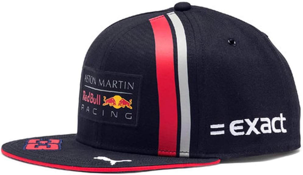 Red Bull Racing Men's AMRBR Verstappen FB Cap Baseball, Navy, One Size