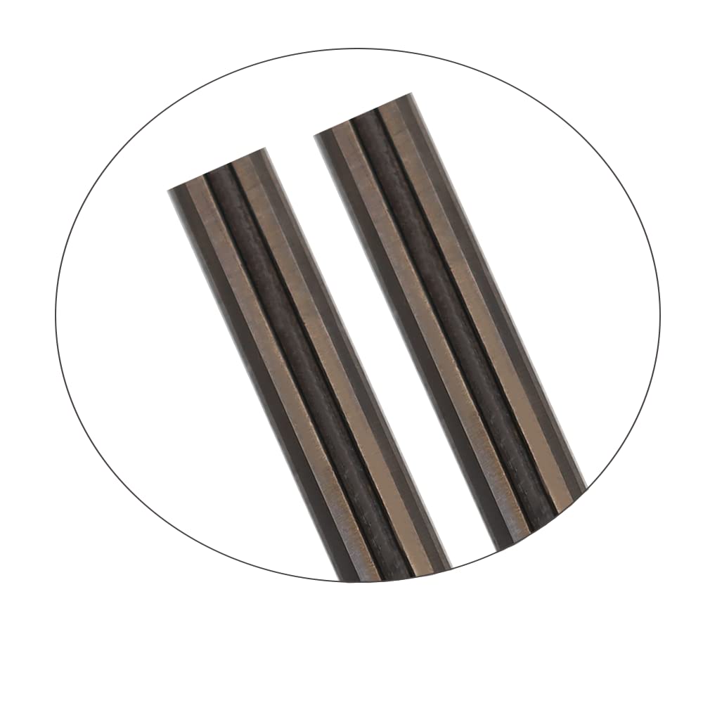 Lot De Pinces De Support De Lame De Rabot 82 Mm Et Couteaux HSS 82 X 5