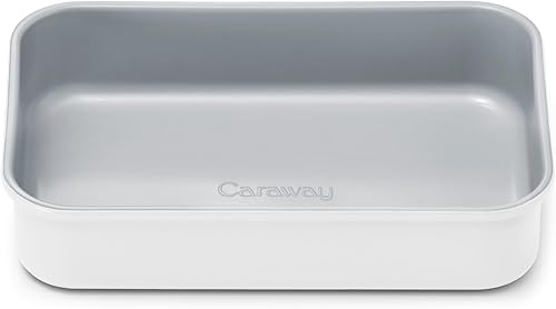 Vista 50 de Caraway Sartén rectangular de cerámica antiadherente de 9 x 13 pulgadas, revestimiento de cerámica naturalmente resbaladizo, no tóxico, libre