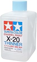 Tamiya 80040 Color Enamel X-20 Solvent Extra Large, 8.5 fl oz (250 ml), Model Solvent