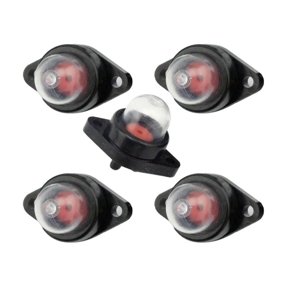 Kit de 1-10 bombillas de carburador con burbuja de aceite, cebador de gasolina a presión, compatible con sierras de gasolina, sierras de madera, cortacésped, accesorios for maquinaria.(Flat shape,10pc
