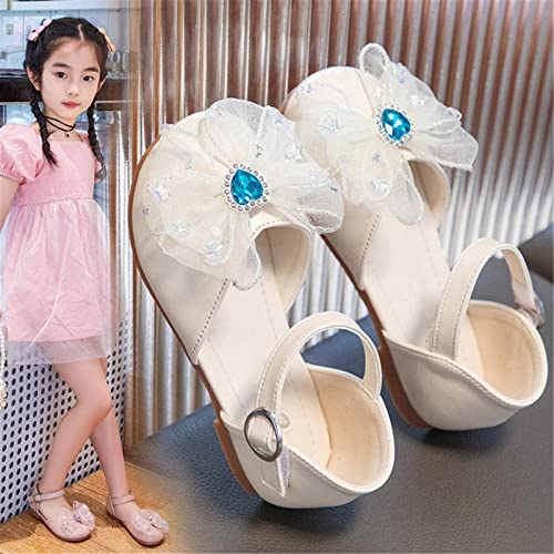 Children's Girls Sandals Summer Love Crystal Drill Closed Toe Princess Shoes Daily With Princess Baby Girl Jellies3
