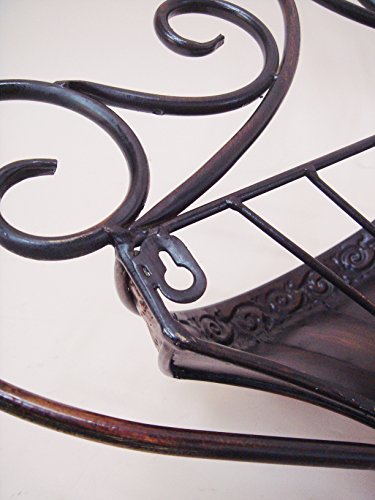 新品ウォールプランター 0901KFM003 ブラウン 壁掛けプランター アンティークブラウン 幅50cm×高さ53cm ｜おしゃれな