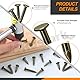 Rustark 400 Stück 20mm 25mm 30mm Dachpappennägel Schieferstifte Dachpappstifte Dachpappnägel Dachpappe Nägel Pappnägel Dachnägel Roofing Felt Nails für Filz, Dachreparaturen, Asphaltdachziegel