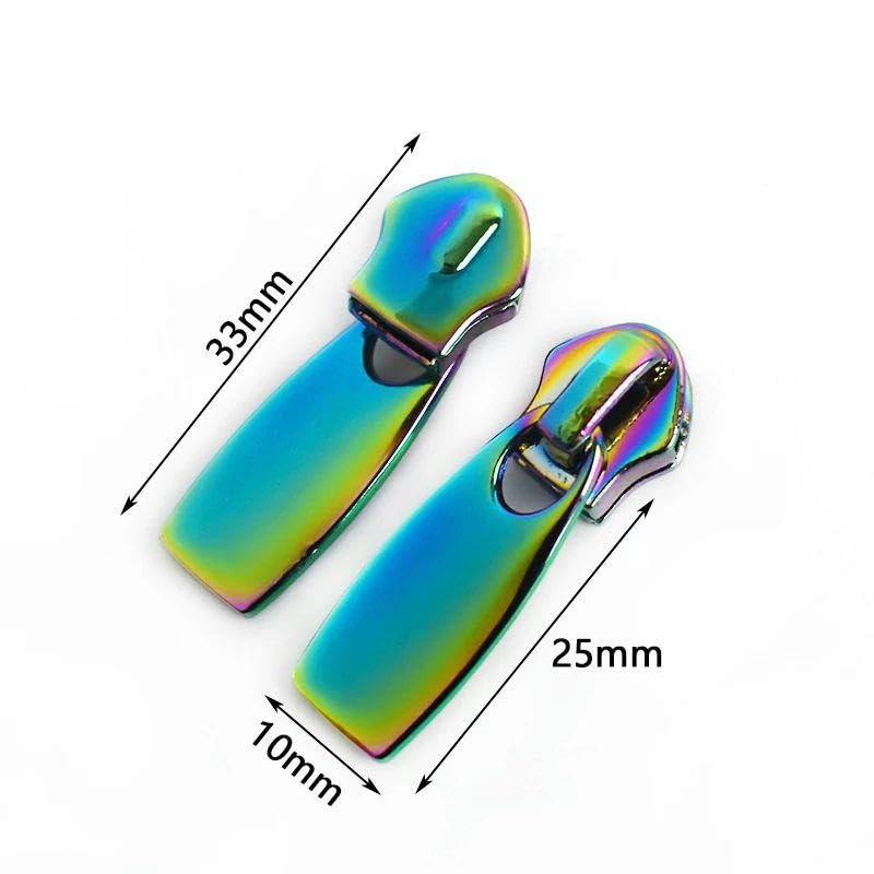 10/20 piezas 5# tirador de cremallera deslizante para cremalleras de nailon bolsa mochila ropa cabeza con cremallera sastrería reparación accesorios de costura DIY-como muestra la imagen-20 piezas