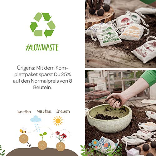 Die Stadtgärtner – Seedbombs Komplettpaket I Komplett-Set aus 8 verschiedenen Sorten Samenbomben I 100% ökologisch… – Bild 6