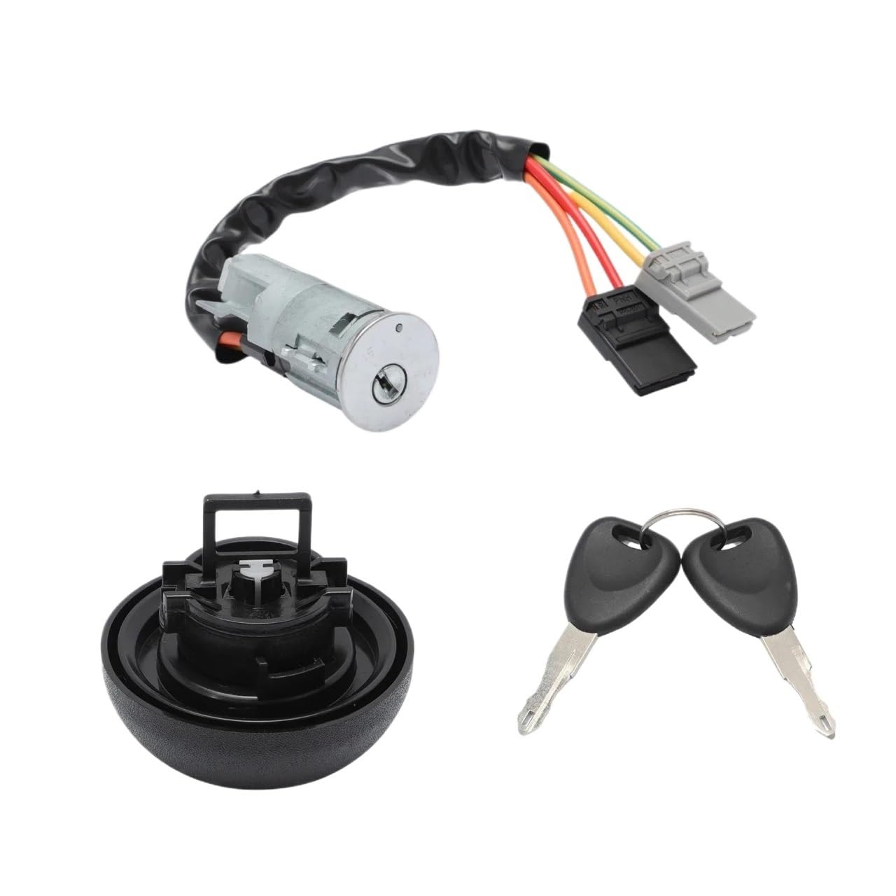 Interruptor Bloqueo Encendido para Opel para Movano 1995-2014 para Vivaro 2001-2014 Bloqueo Cilindro Interruptor Dirección De Encendido del Automóvil 7701471591 7701475696