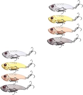 BESPORTBLE 8 pcs Freshwater Fishing Lures Fishing Lures for Freshwater Fishing baits Fishing Accessories Metal Fishing Hook Fishing Supplies Fish Hook Tool Iron Plate Sequins