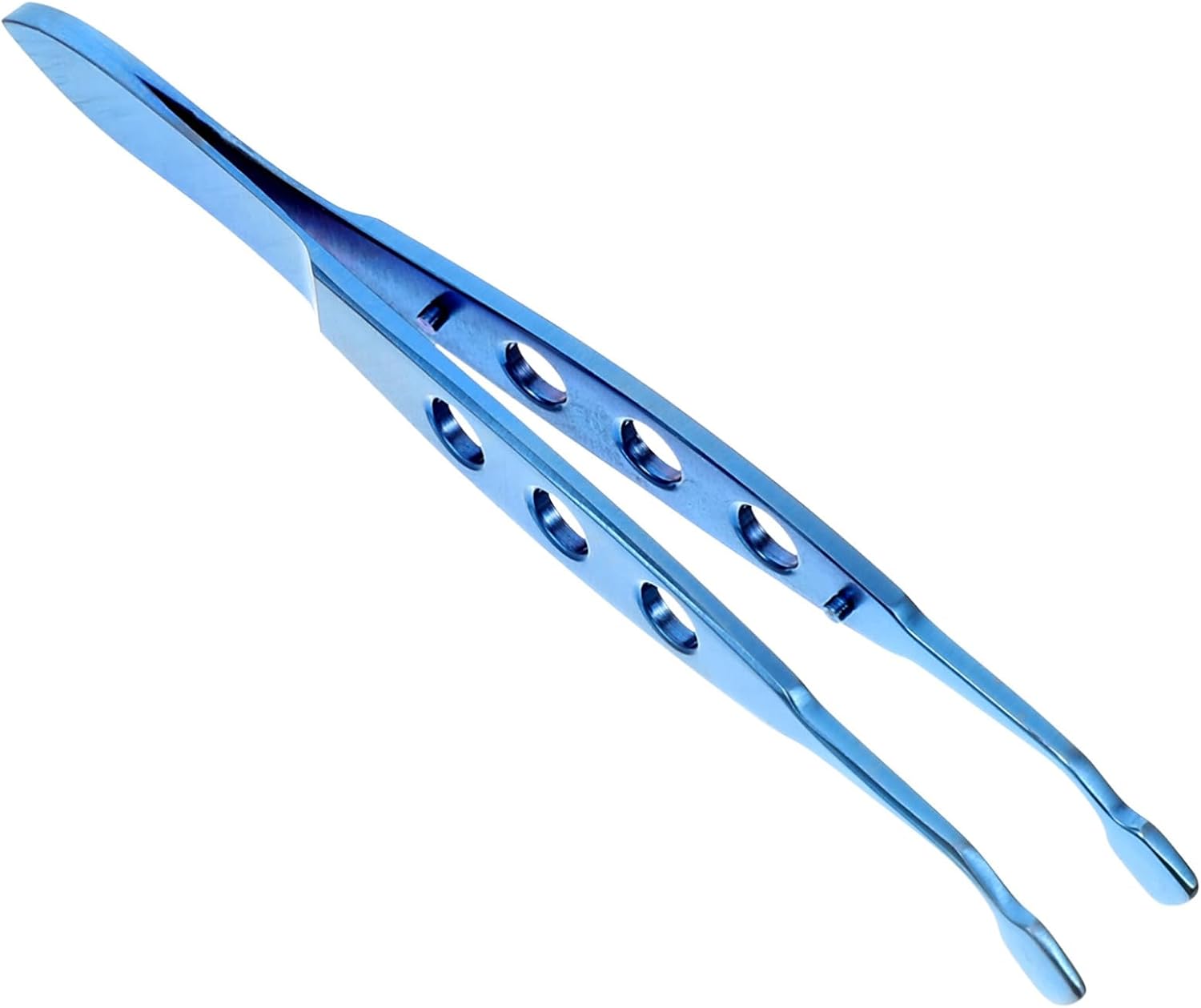 minkissy 5pcs Women Eyelid Tweezers Brow Tweezer Metal Forceps Meibomian Gland Design