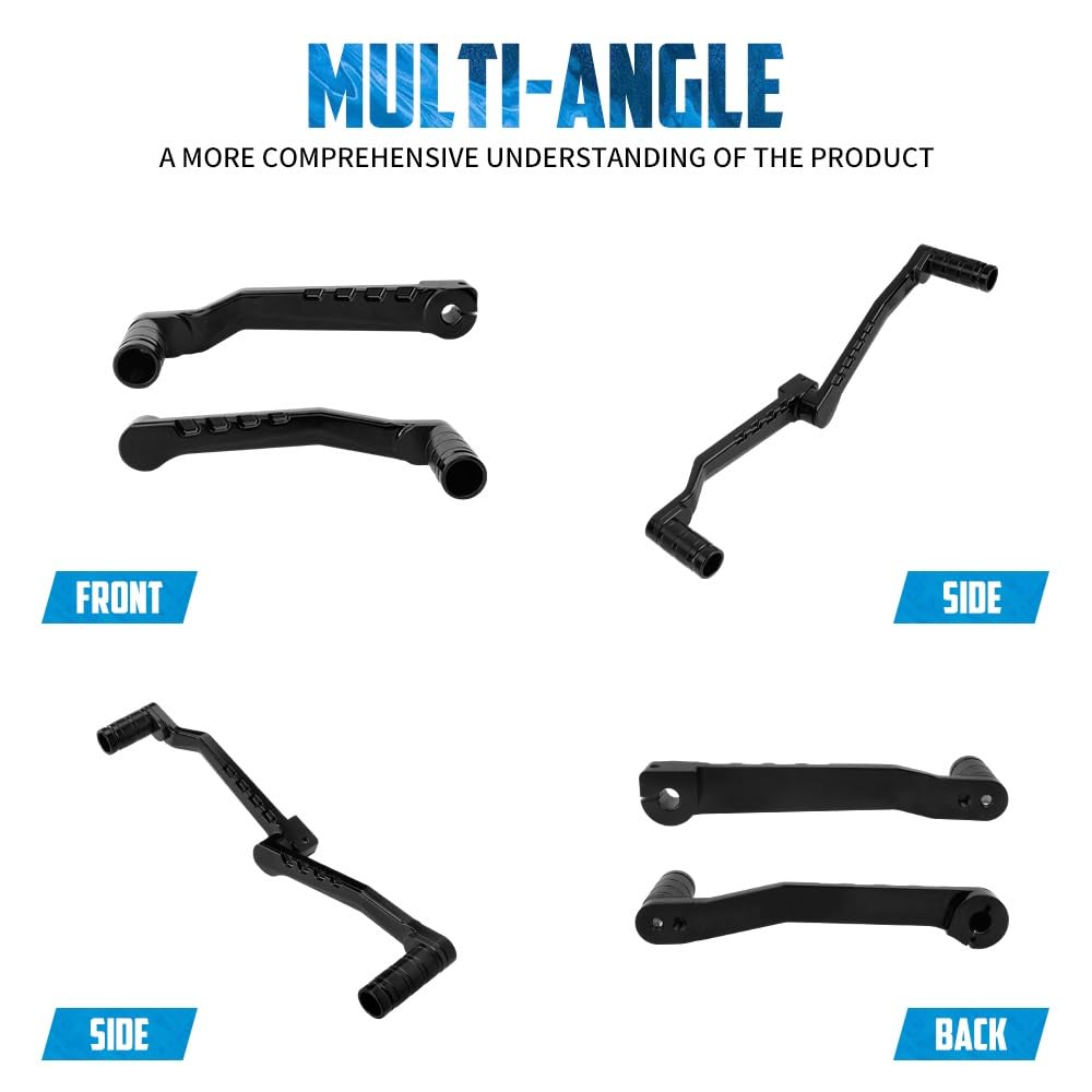 Motorcycle handlebar risers Podnóżek motocyklowy dźwignia zmiany biegów ramię hamulca zestawy pasuje do Harley Touring Road przemieszczanie się po ulicy 08-25(Yellow Set 14-Up)