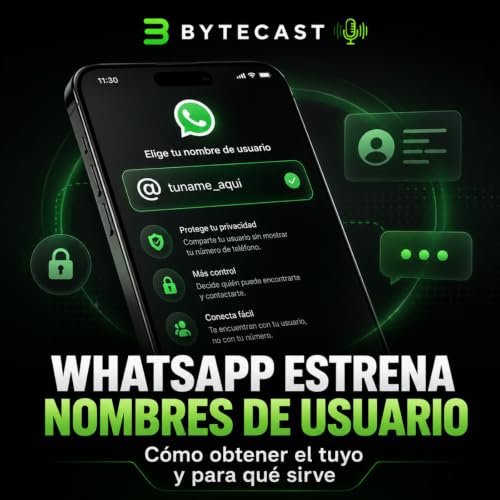 WhatsApp estrena nombres de usuario: c&oacute;mo obtener el tuyo y para qu&eacute; sirve: BYTECAST EPISODIO # 67