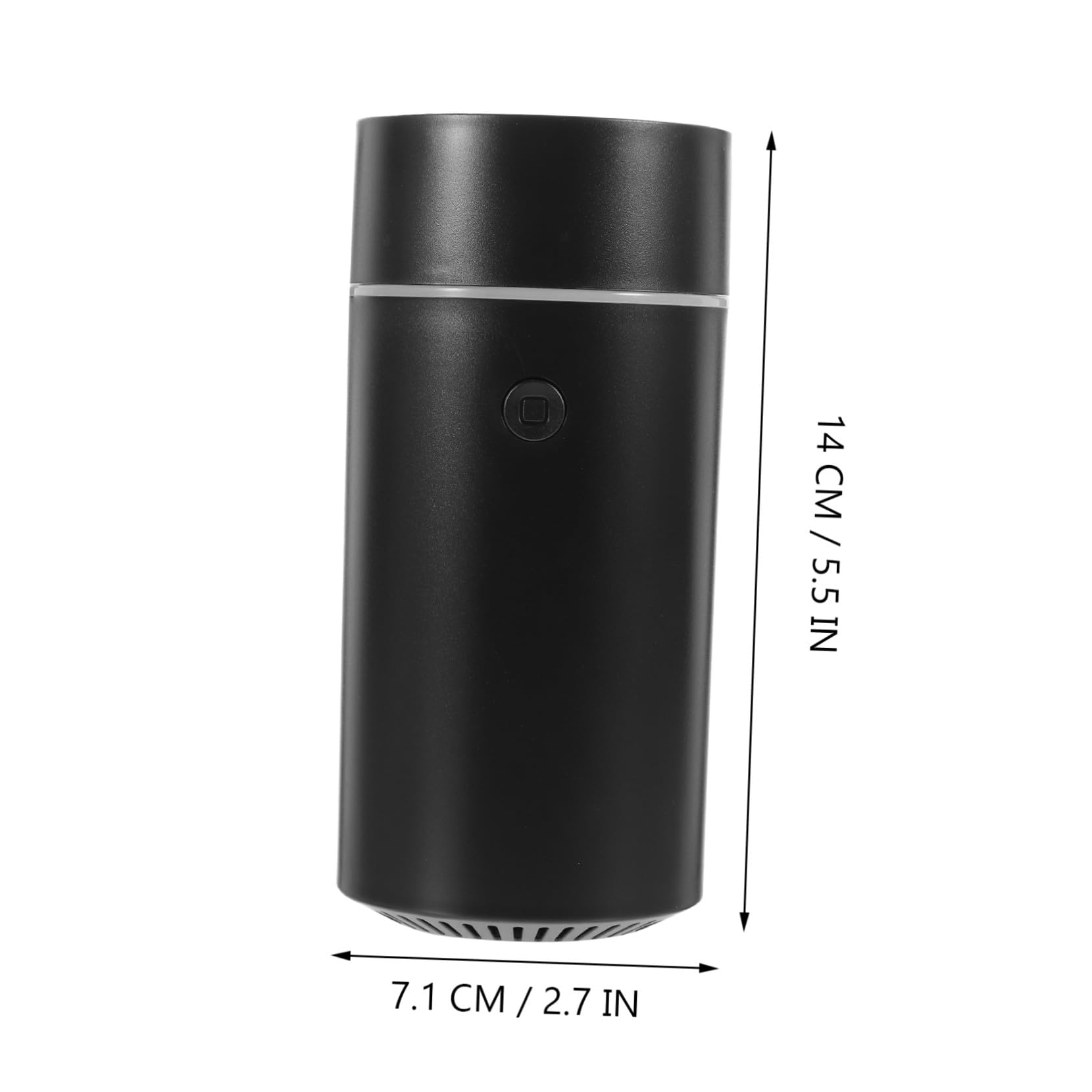 Diffusore Profumo Auto USB Mini Portatile Nero Umidificatore Compatto per Auto Scrivania e Camera Rilassante e Facile da Usare con Cavo USB