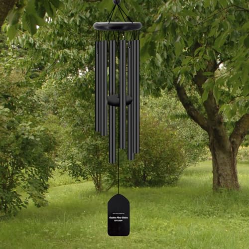 Image of ASTARIN Personalized Wind Chimes Outdoor Large Deep Tone,Large Customized WindChimes for Outside Tuned Relaxing Soothing Low Bass,Memorial Wind Chimes Sympathy