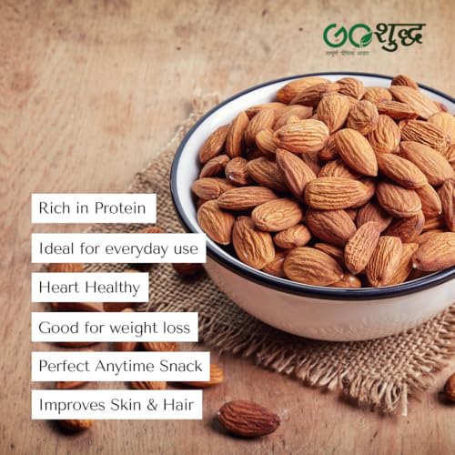 Image of Goshudh Almonds 250g + Cashews 250g Combo Pack | Fresh, Tasty & Nutritious, Ideal for Daily Snacking, Protein-Rich Dry Fruits (500gm Combo Pack)