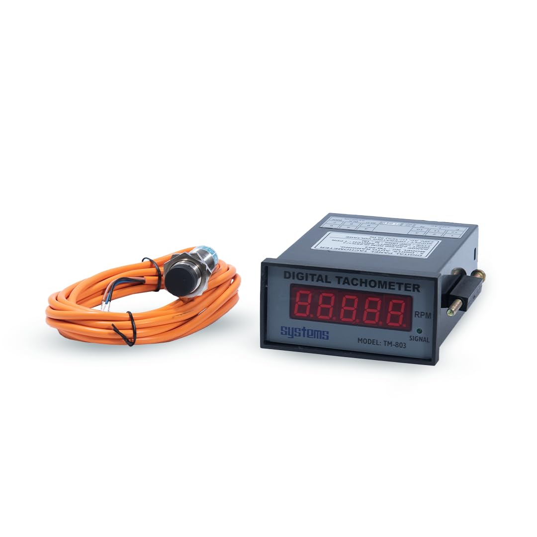 Buy TM 803 Digital Panel Tachometer with Proximity Switch Sensor 220