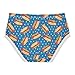 JHKKU Girls' Cartoon Hot Dog Briefs Underwear Soft Cotton Kids Breathable Comfort Panties Toddler Undies 6Y