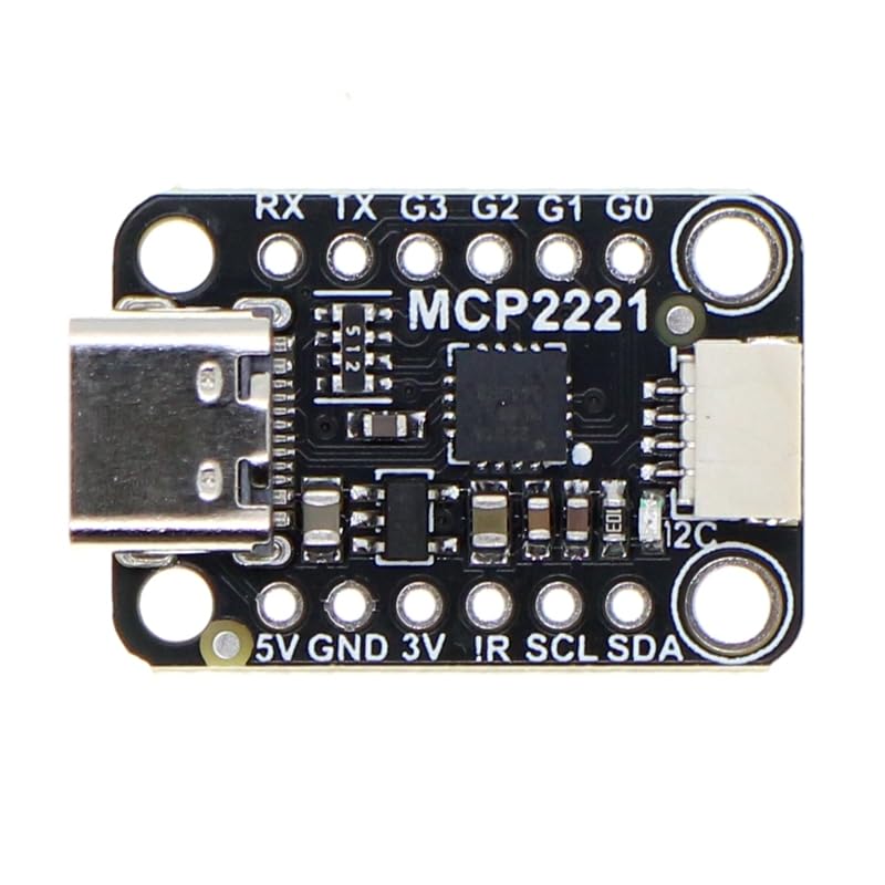 Modulo Convertitore ADC, Convertitori Analogico-Digitale di Interfaccia USB-GPIO ADC I2C MCP2221A