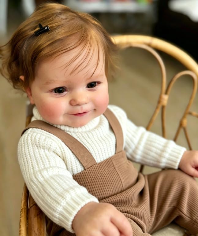 Muñeca Reborn Bebé Realista 24 Pulgadas Cuerpo de Algodón miniatura 2