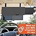 Trobo Sun Visor Extender, See-Through Adjustable Car Visor Extension Sun Shade Blocker for Windshield and Front Side Window, Protection from Sun Glare, UV Rays and Snow Blindness, Universal Fit