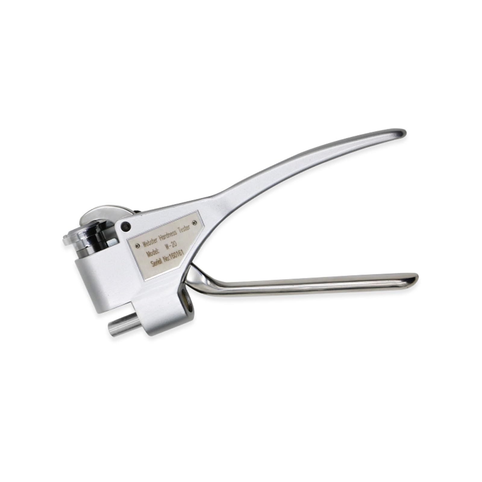 Probador de dureza Webster portátil, W-20 for Metal, durómetro de medición de dureza de aleaciones de aluminio de 0,6-6mm de espesor(W-20)