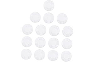 Circle Glass Table Top 250pcs Non-Scratch Bumpers - Multipurpose Circle End Table...