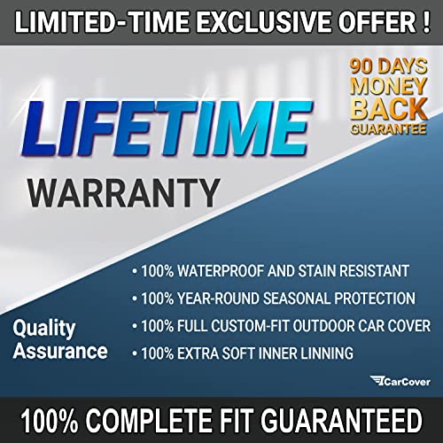 Image of iCarCover Fits 1975-1996 Ford F-150 Regular Cab, 6.5 ft. Regular Bed Truck Cover Automobiles Form-Fit Padded Full Exterior Waterproof Automobiles Protection Covers