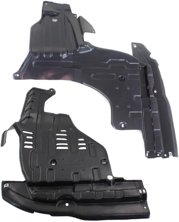 KarParts360 For Suzuki SX4 2010 2011 2012 2013 Engine Splash Shields Driver And Passenger Side | Pair | Under Cover | Replacement For SZ1228107, SZ1228110 | 7239080J00, 7239254L00
