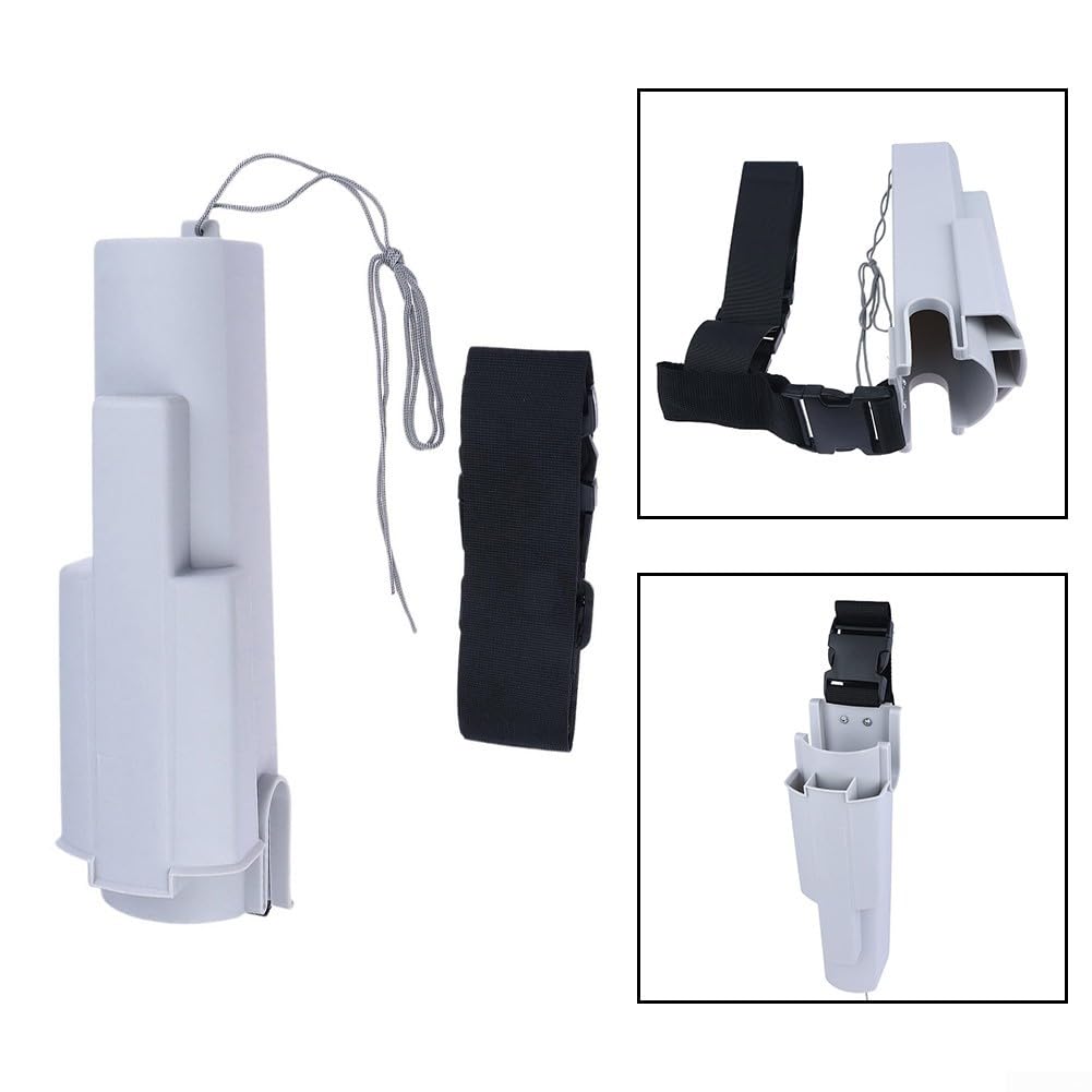 Caja de almacenamiento de herramientas de limpieza de vidrio con cinturón para limpiacristales, arandela, panel solar, organizador de mantenimiento, 1 paquete