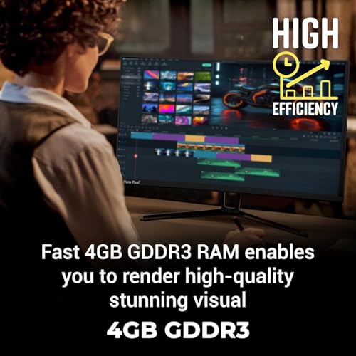 Image of ZEBR0NICS GT740 4GB Graphics Card | Powered by NVIDIA | GDDR3 128-bit | PCIe x16 3.0 | HDMI, DVI, VGA | Up to 2560x1440@60Hz | PhysX Support | Cooling Fan Heatsink