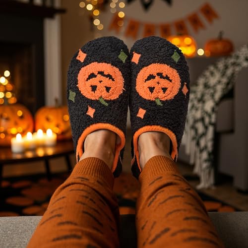 Image of ATHMILE House Slippers for Women Men Indoor Barefoot House Shoes Soft Socks | Furry Slip on Cozy Comfy Flexible Machine Washable Home Bedroom Travel Hospital Yoga Gifts for Mom Grandma