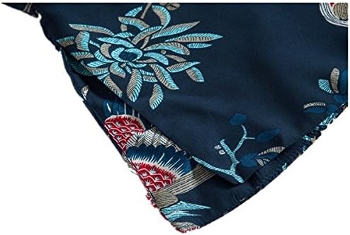 Women Kimono Cover Up Japanese Style Cardigan Floral Print 3/4 Sleeve Women Blouse Coat Casual Jacket - Image 6