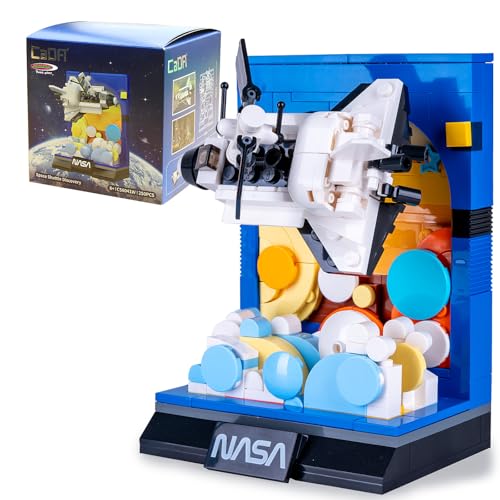 JAMARA 402871 CADA Space Shuttle Discovery, per Bambini dai 8 Anni in su, Idea Regalo per Bambini, Set di mattoncini a Morsetto, componenti collegati da assemblaggio